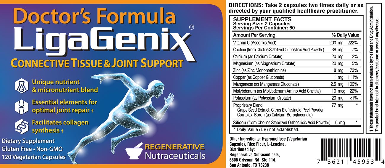 LigaGenix Product Label