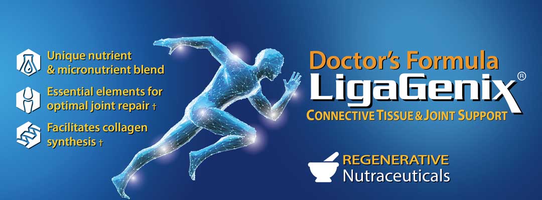 Doctor's Formula Ligagenix is a potent sports injury joint repair supplement designed by leading regenterative medicine doctors